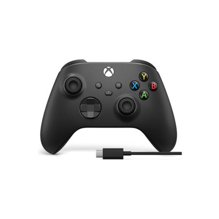 Xbox Wireless Gaming Controller + USB-C® Cable -  Carbon Black