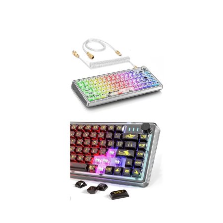 ATTACK SHARK K75 Transparent Mechanical Keyboard