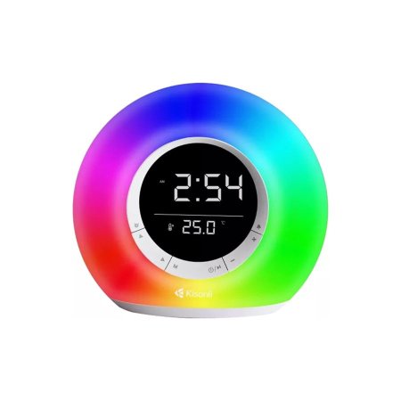 Kisonli Q6B Mini RGB Digital Clock & Wireless Speaker