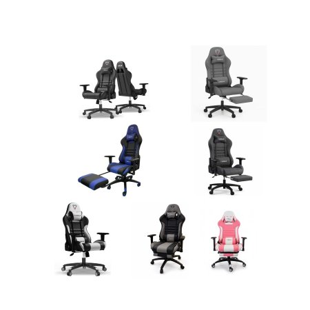FURGLE GAMING CHAIR F041A WITH FOOT REST